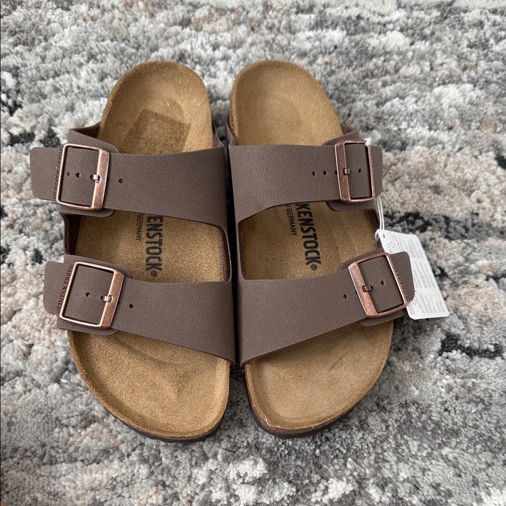 Birkenstock Tan Double Buckle Sandals